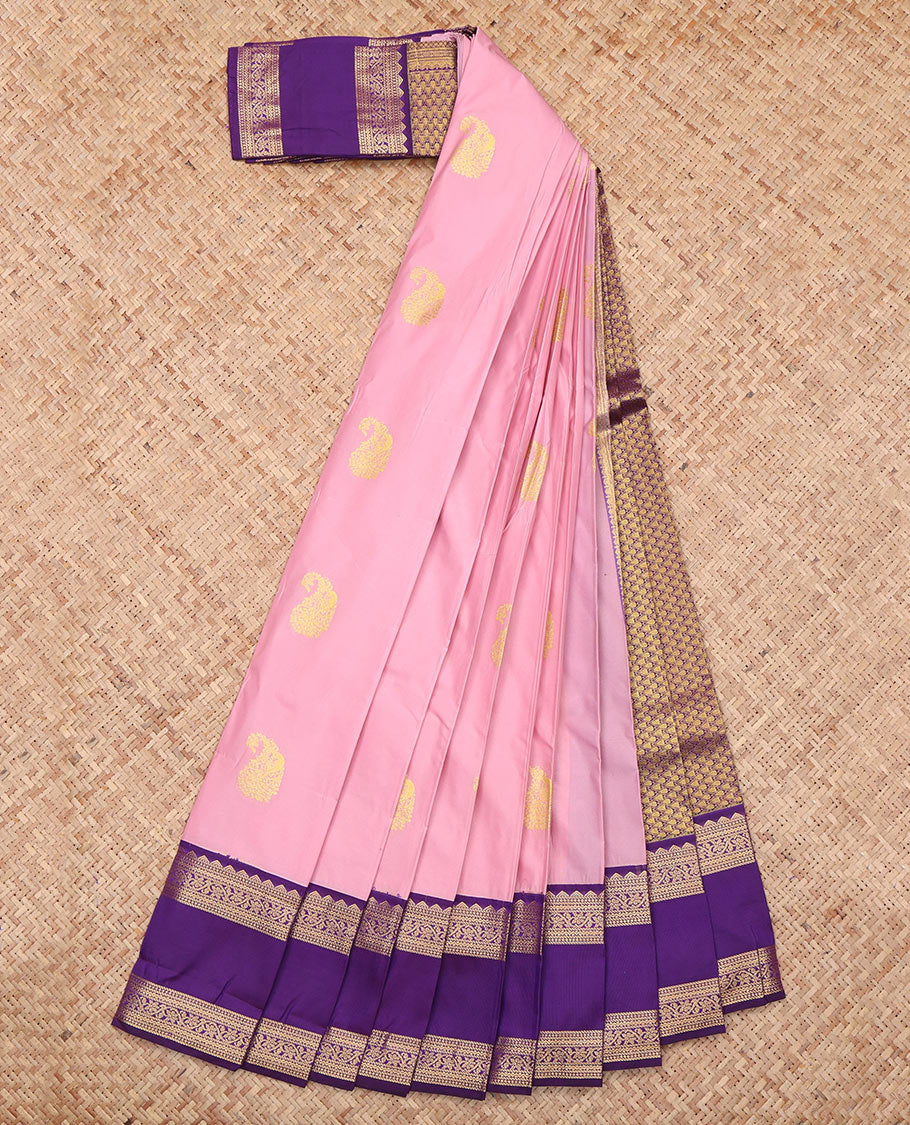 Pink Budget Silk Saree