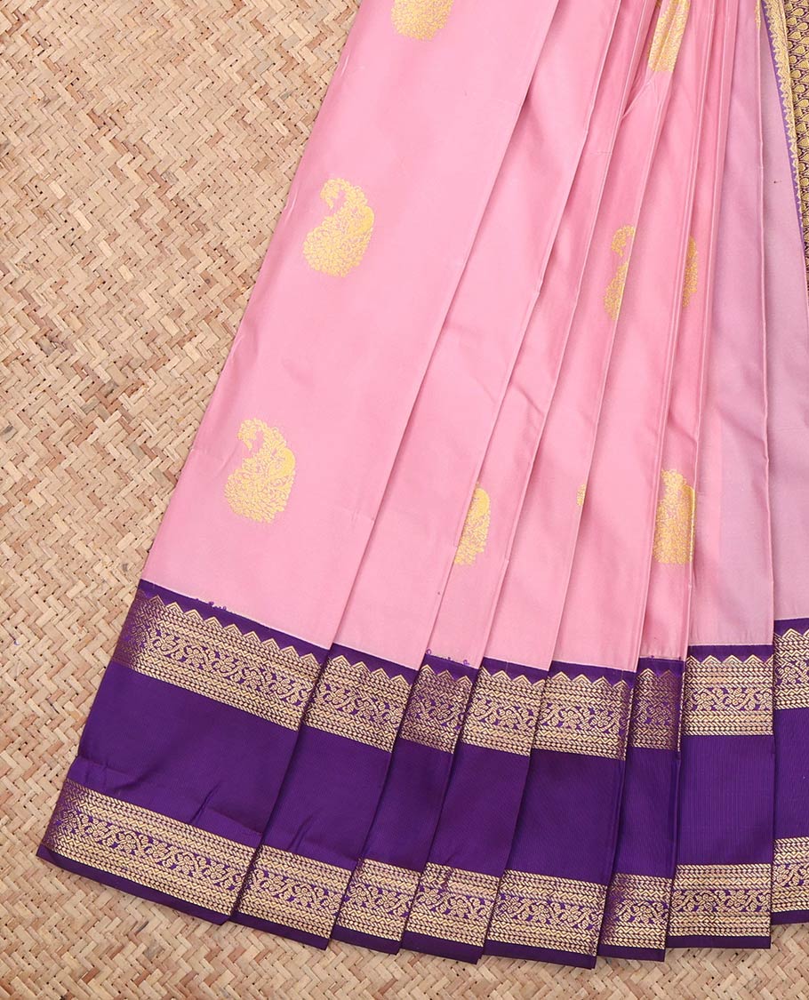 Pink Budget Silk Saree