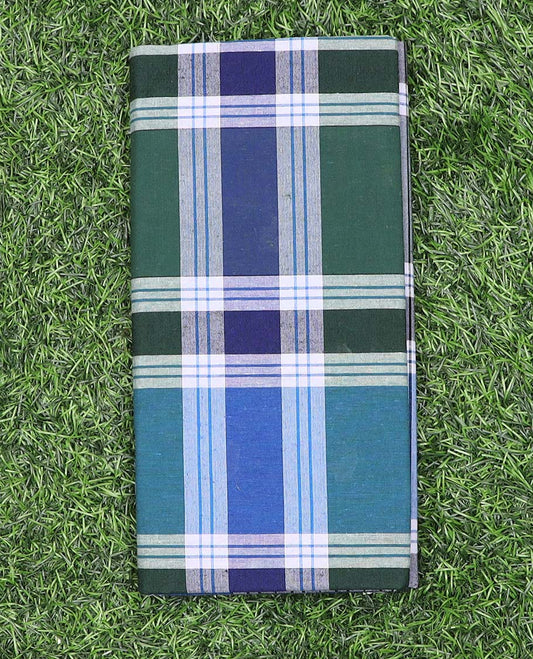 Multi-color checked cotton cozy lungi