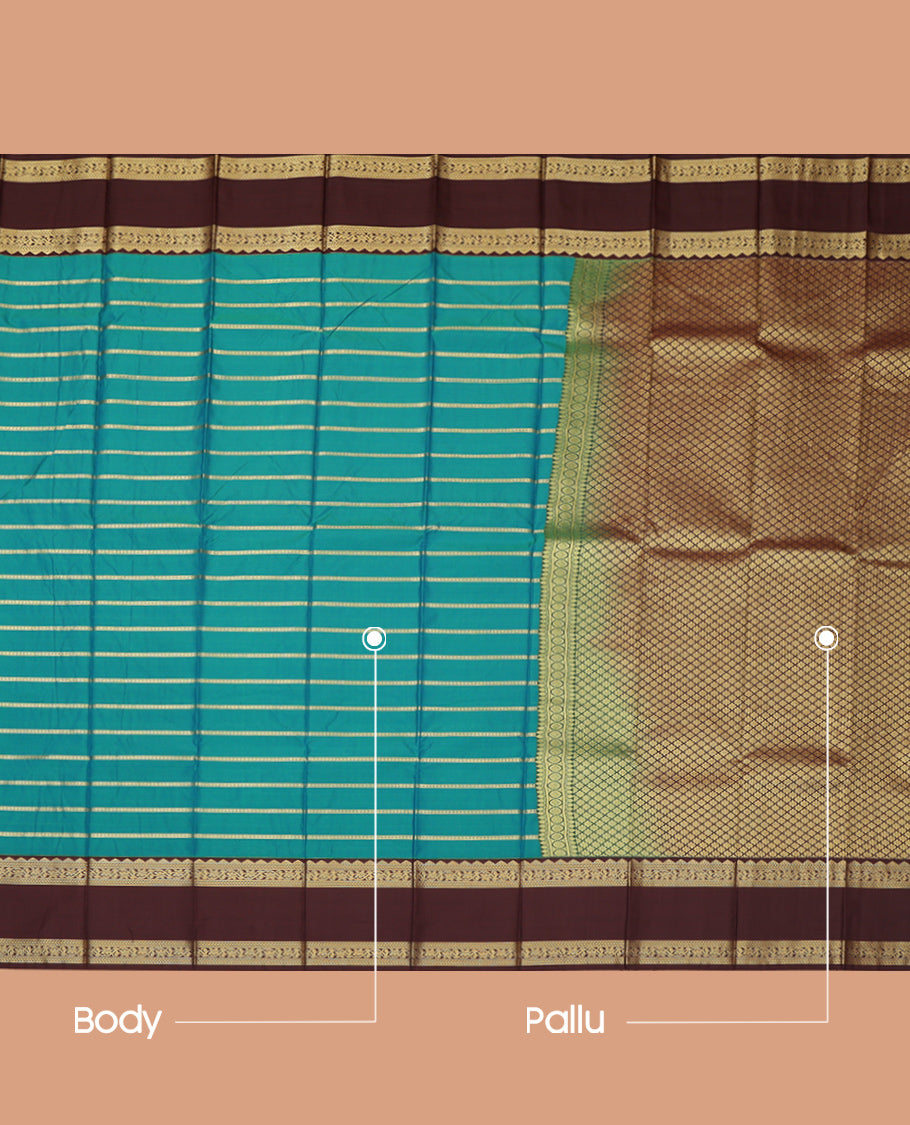 Blue Budget Silk Saree