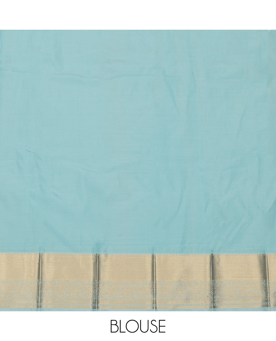 Blue Budget Silk Saree