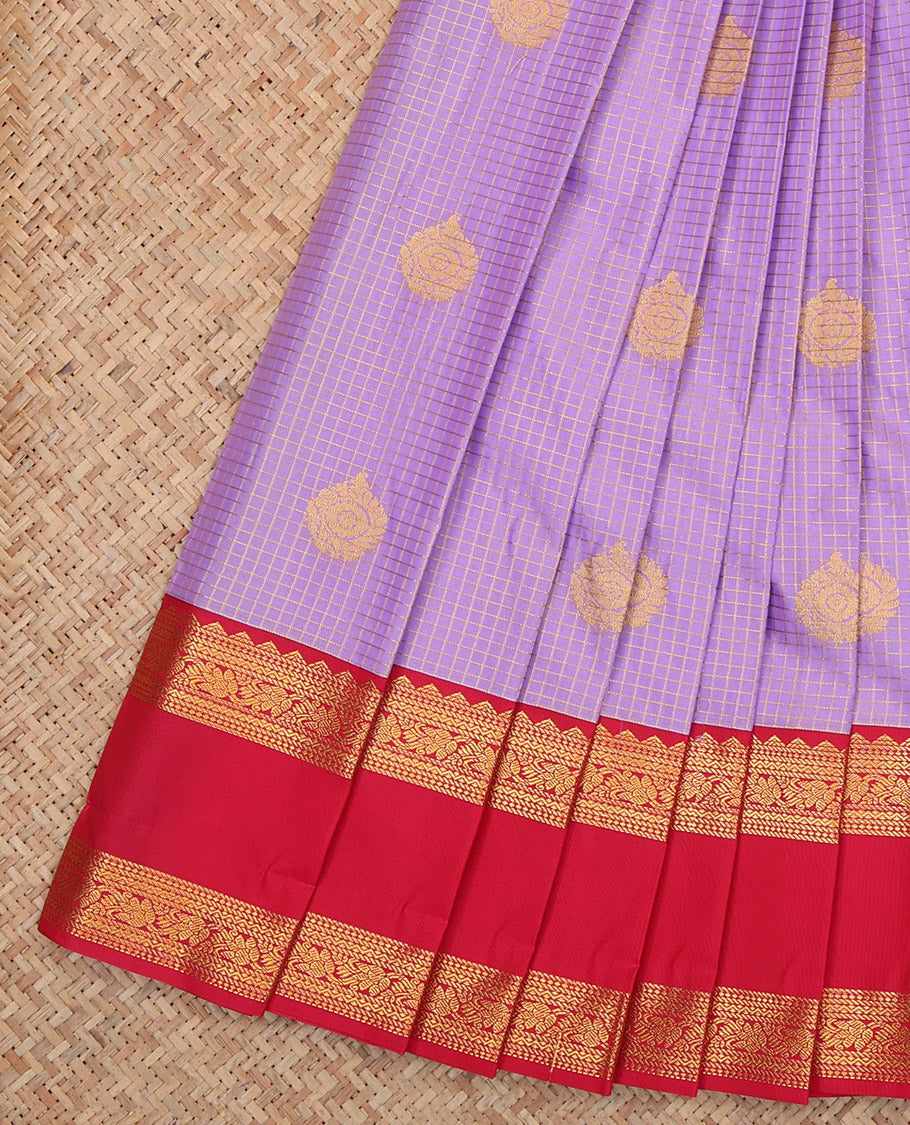 Lavender Budget Silk Saree