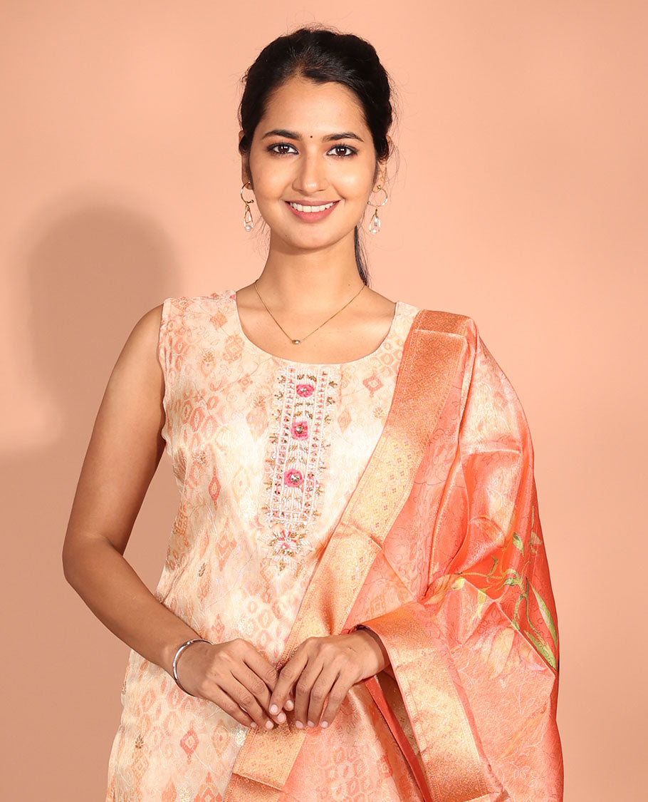 Sandal Tissue Readymade Suit