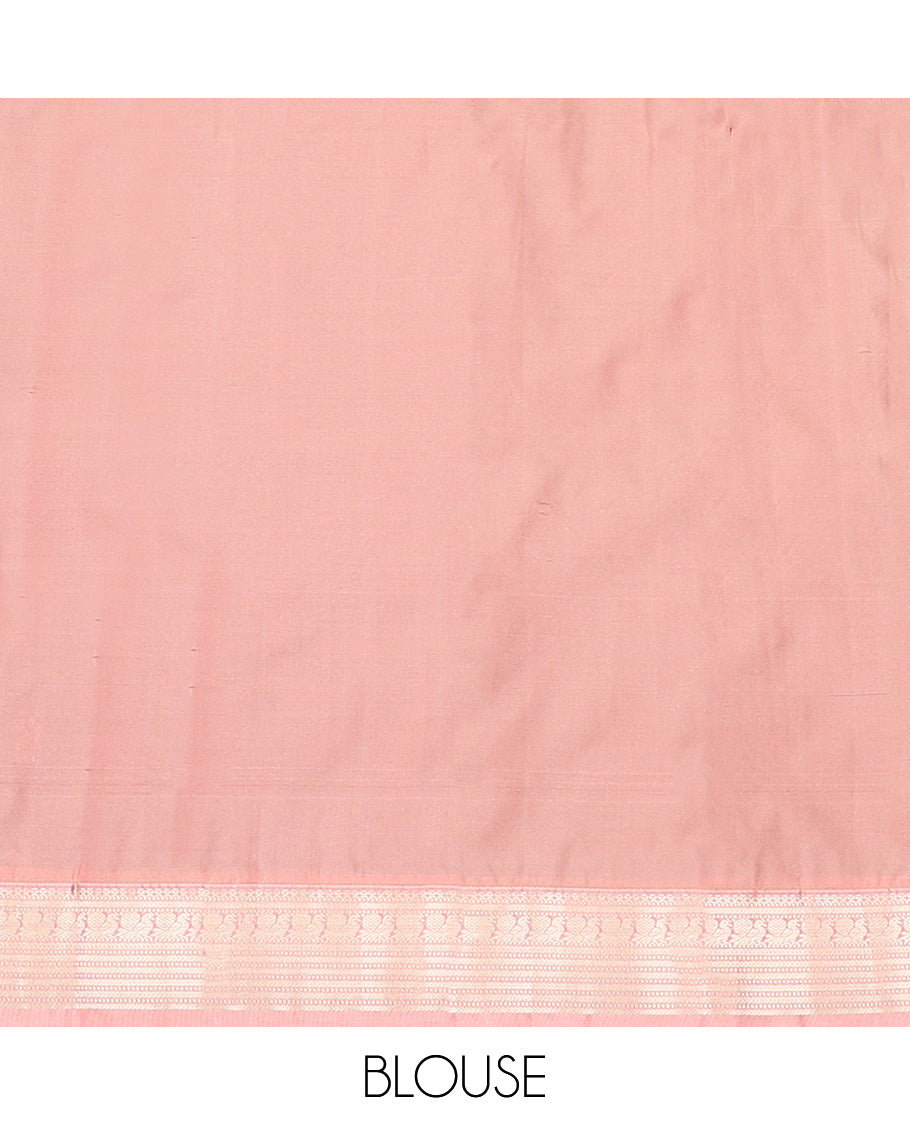 Maroon Budget Silk Saree, Woven with Zari Buttas, Complemented by a Contrast Traditional Zari Design Border, Grandly Designed Pallu, and Paired with a Contrast Blouse