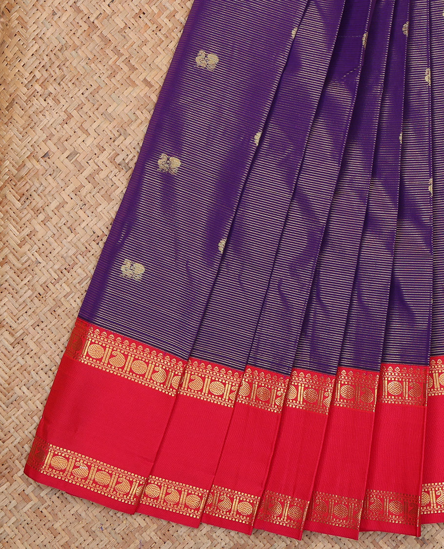 Violet Budget Silk Saree