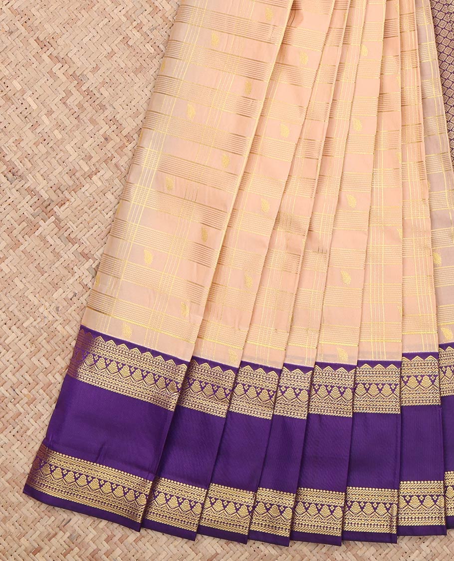 Peach Budget Silk Saree