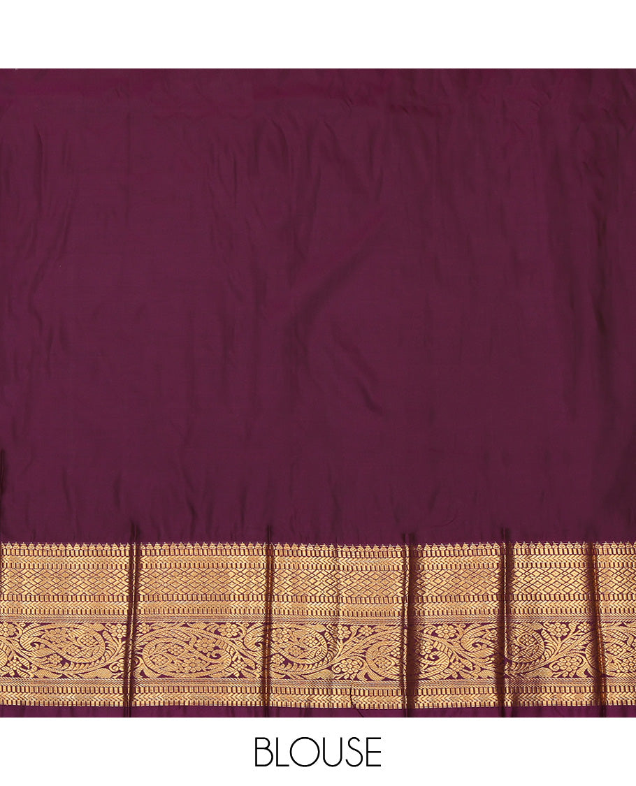 Peacock Green Budget Silk Saree