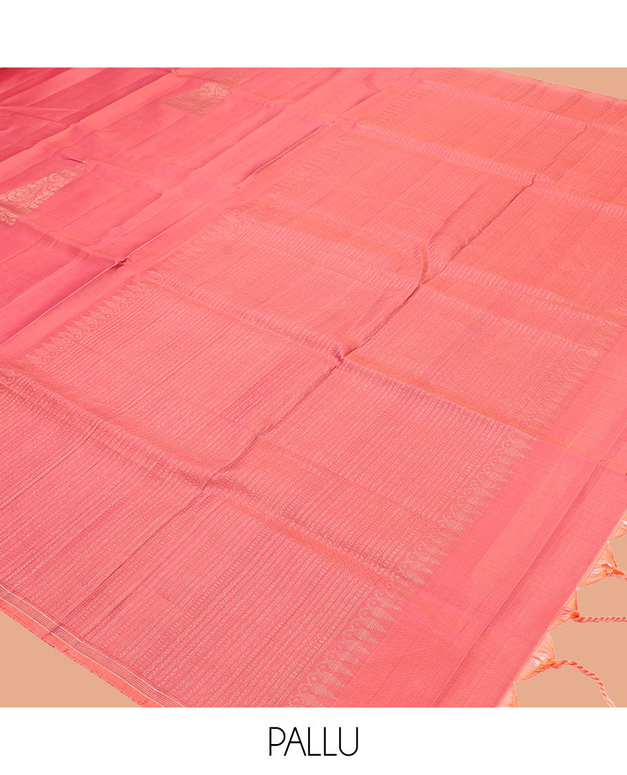 Pink Mayuri Lite Silk Mix Saree