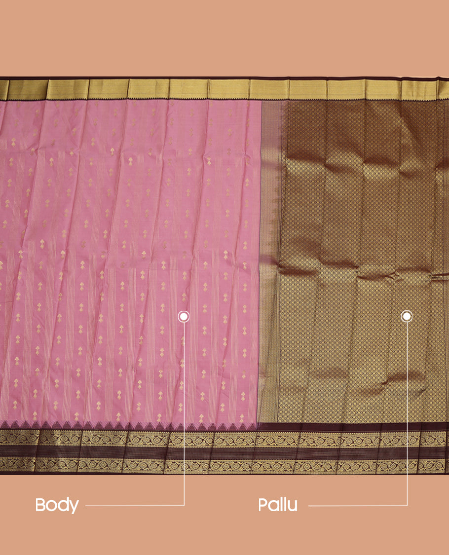 Pink Budget Silk Saree