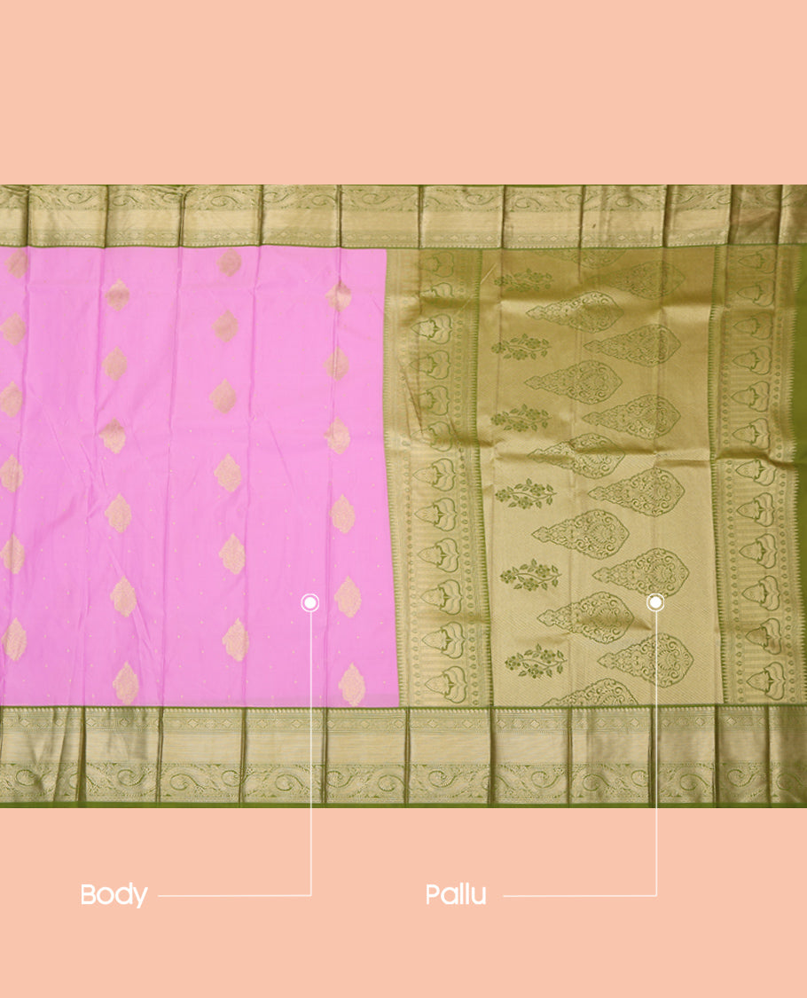 Pink Budget Silk Saree