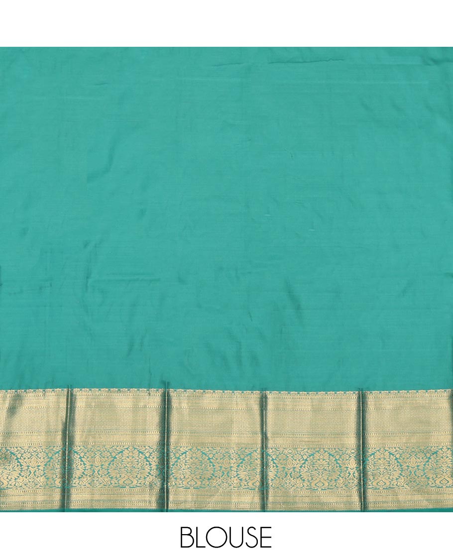 Pink Budget Silk Saree, Beautifully Bedecked with Zari Buttas and Checks, Complemented by Contrast Traditional Zari Border, Intricate Pallu, and Contrast Blouse