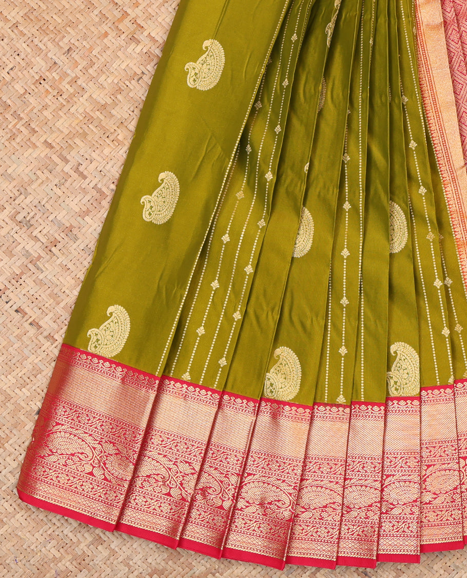 Green Budget Silk Saree