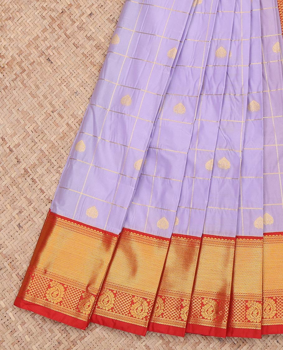 Lavender Budget Silk Saree