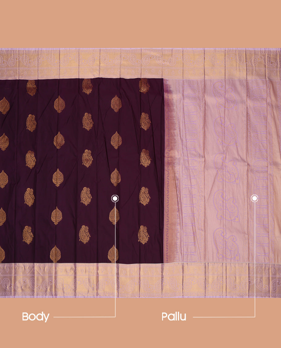 Purple Budget Silk Saree