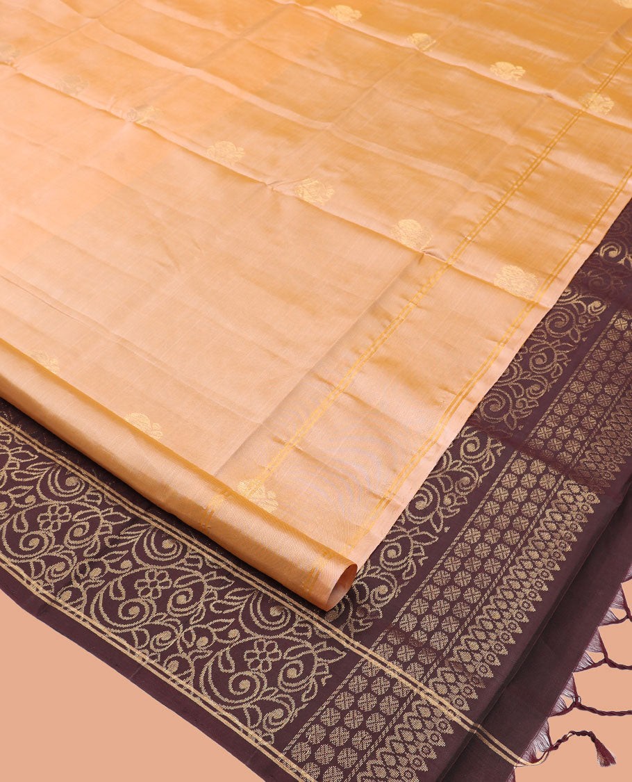 Sandal Mayuri Lite Silk Mix Saree