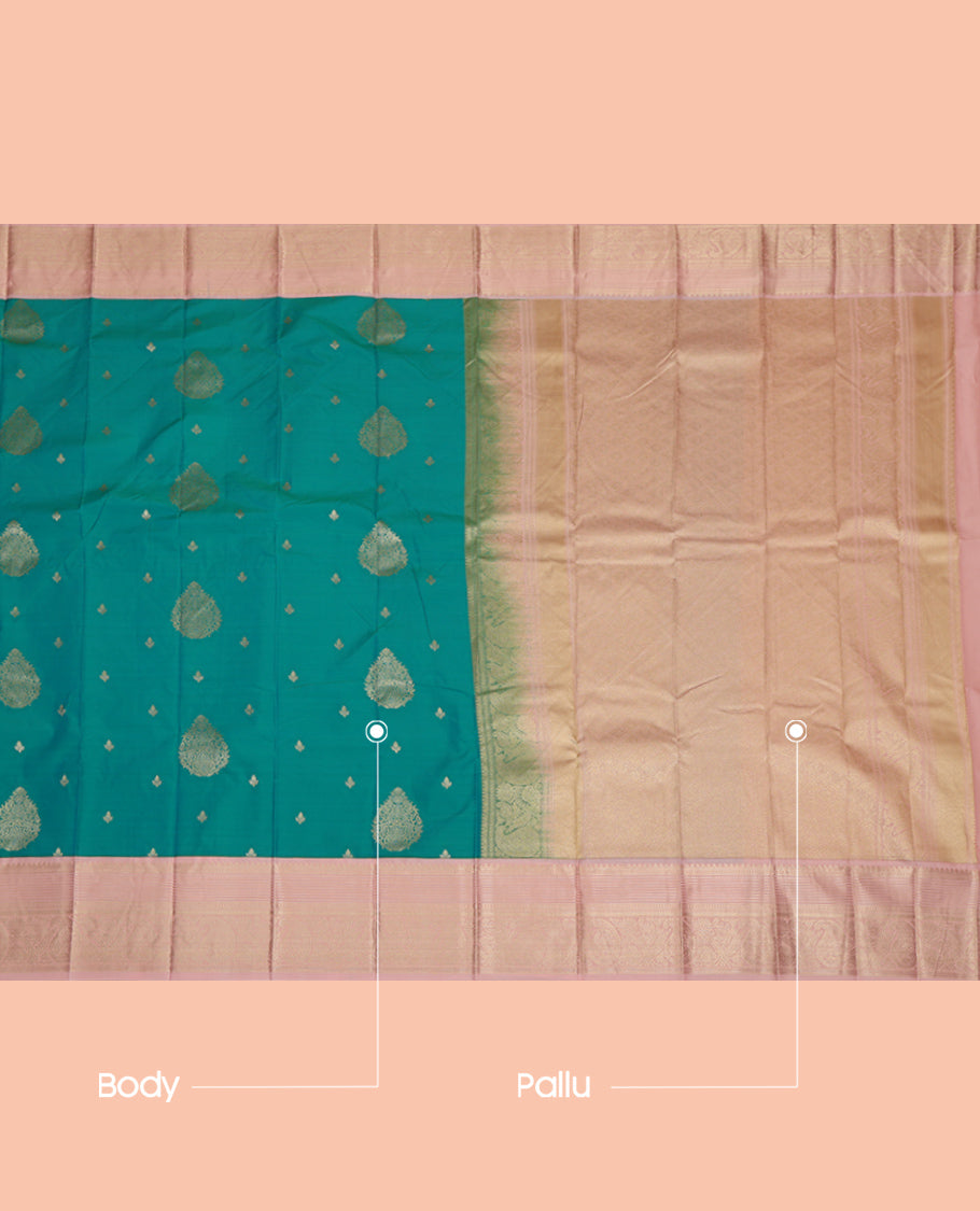 Blue Budget Silk Saree
