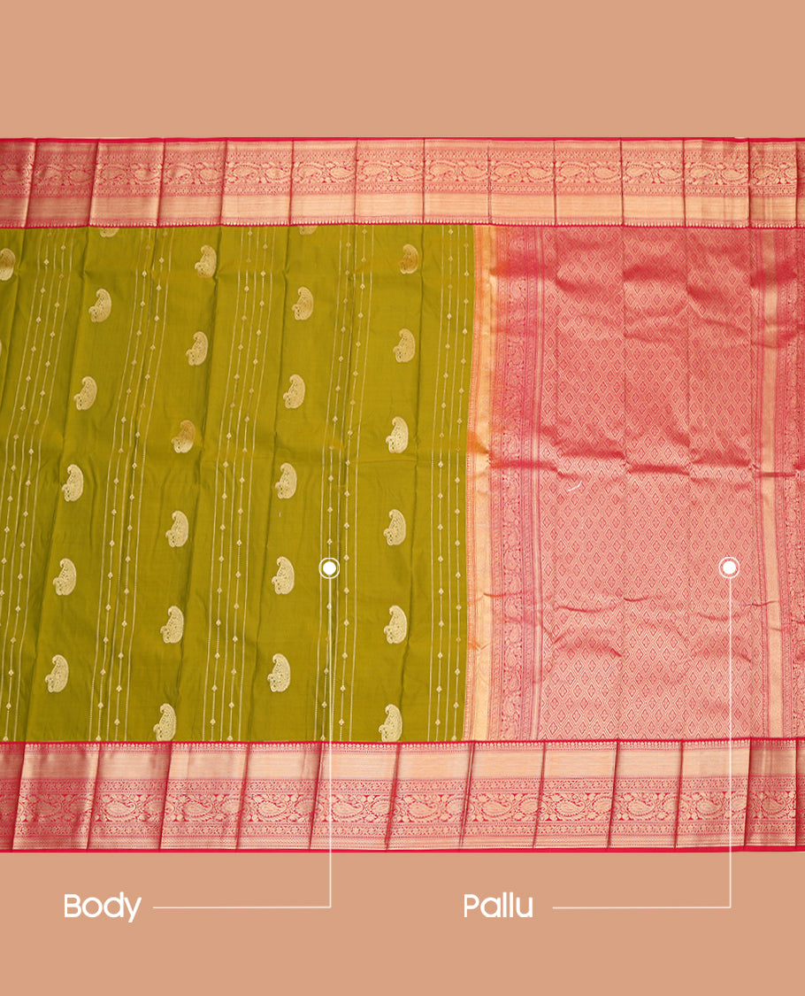 Green Budget Silk Saree
