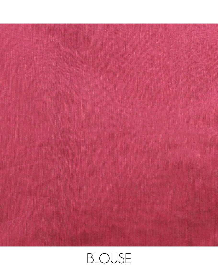 Borderless green stripes and zari buttas semi-silk cotton saree, contrast pallu of jaal designs