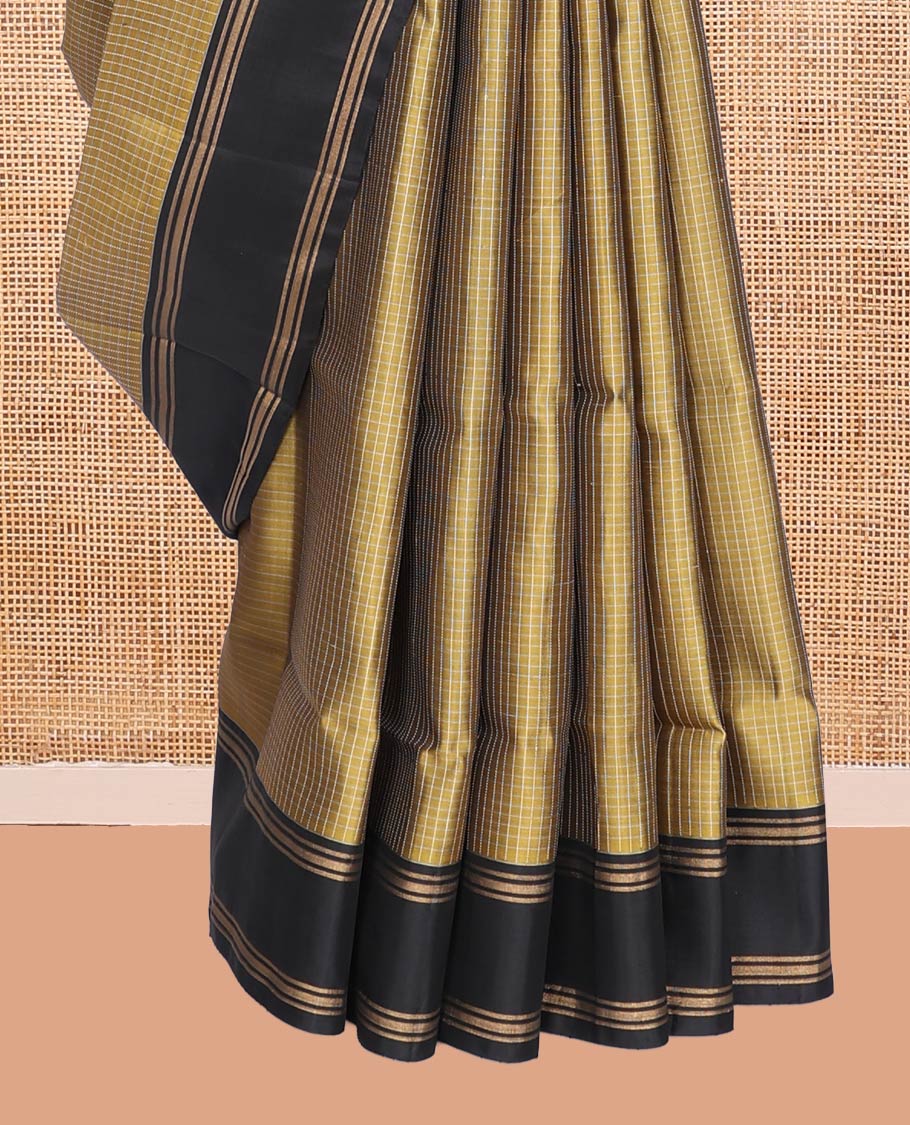 Green Mayuri Lite Silk Mix Saree