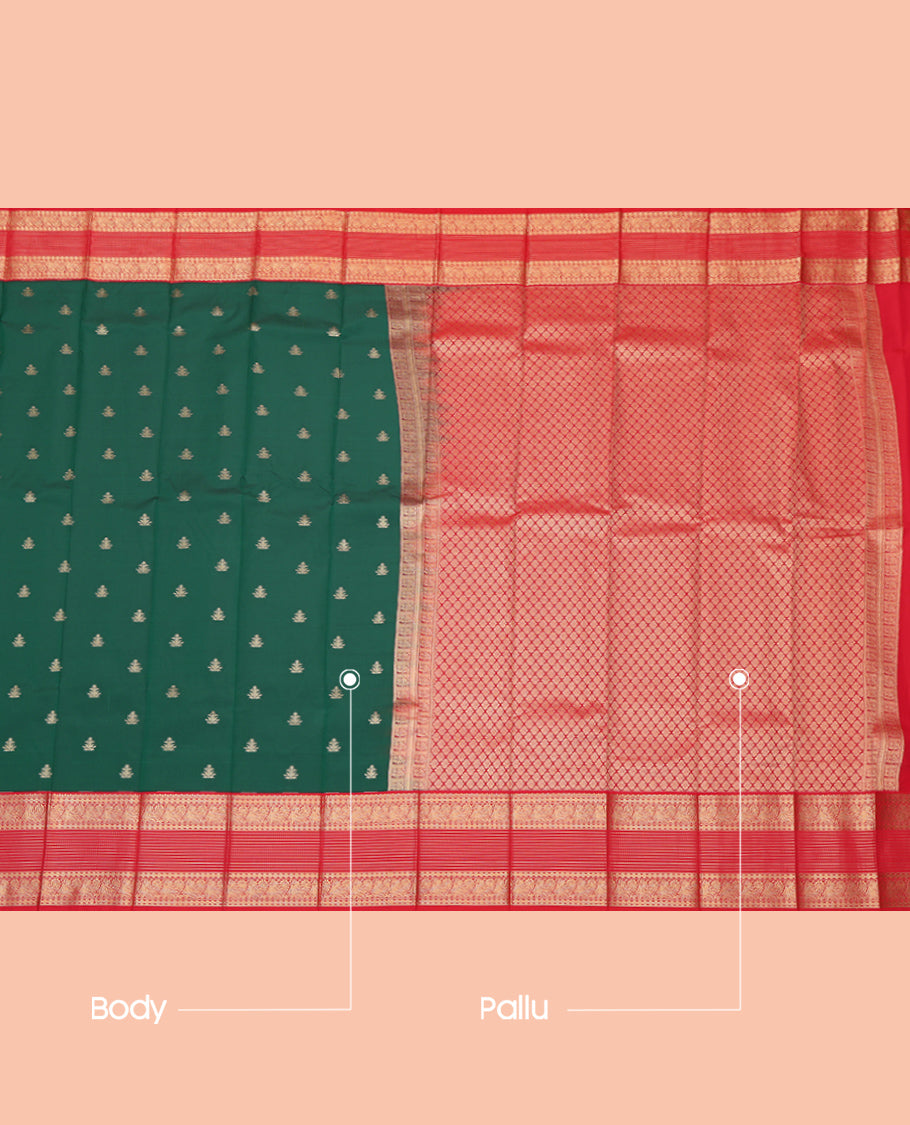 Green Budget Silk Saree