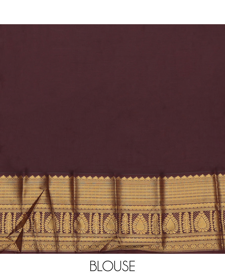 Red Circle Butta Budget Silk Saree
