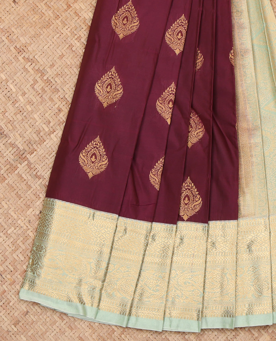 Brown Budget Silk Saree