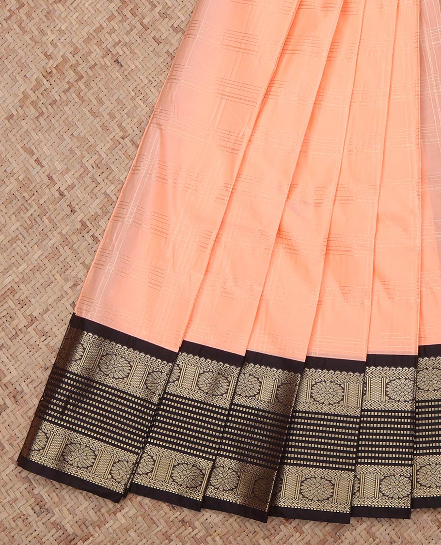 Peach Budget Silk Saree
