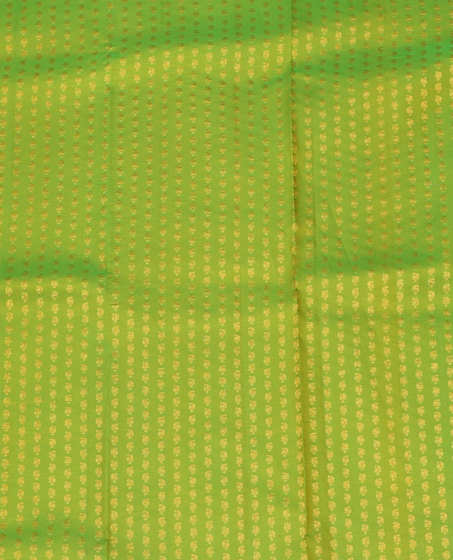 Green Pure Silk Half-Saree