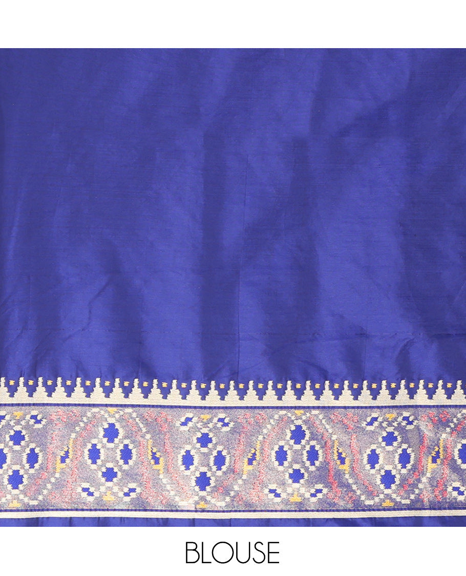 Navy Blue Fancy Patola Saree