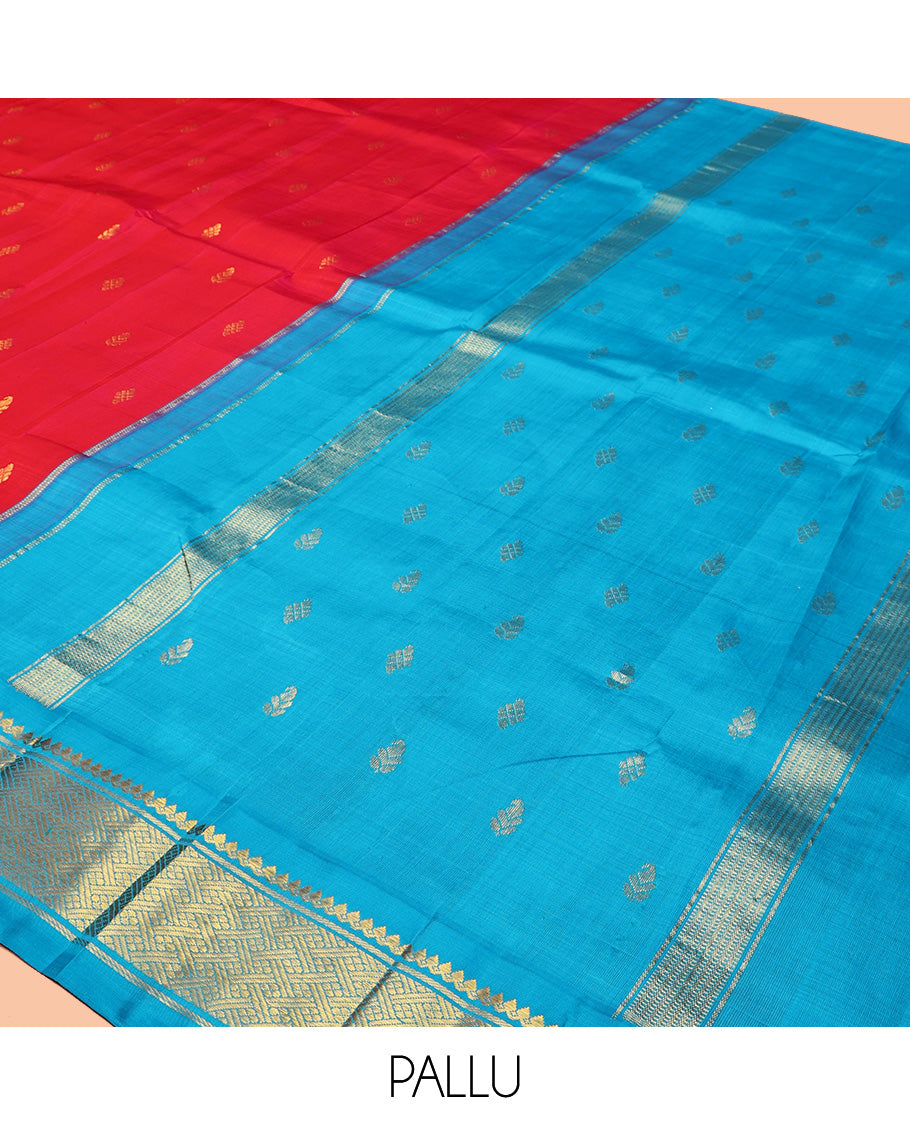 Red Kanchipuram Silk Saree