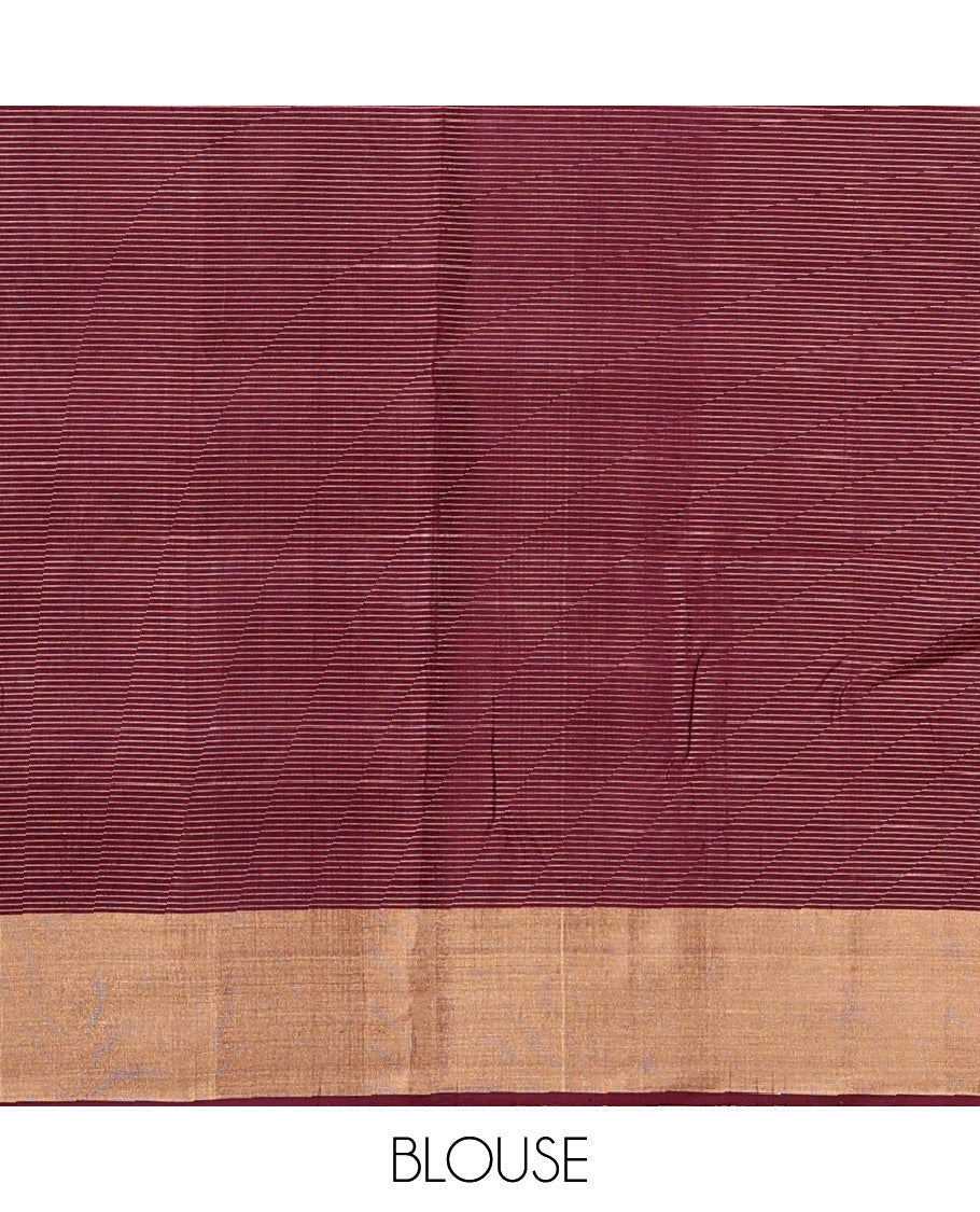 Brown Mayuri Soft Silk Saree