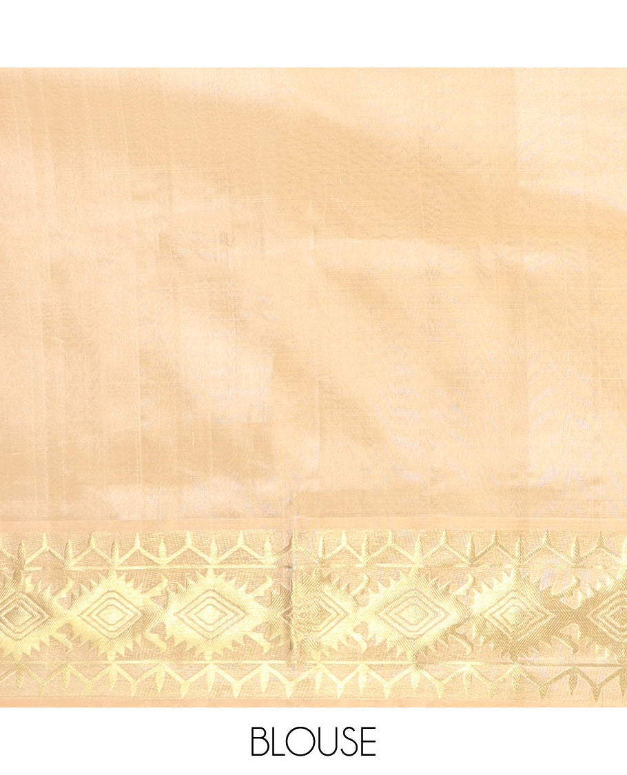 Sandal Venkatagiri Silk Saree