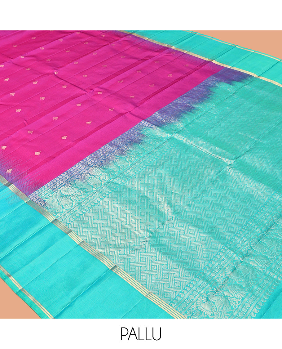 Pink Mayuri Soft Silk Saree