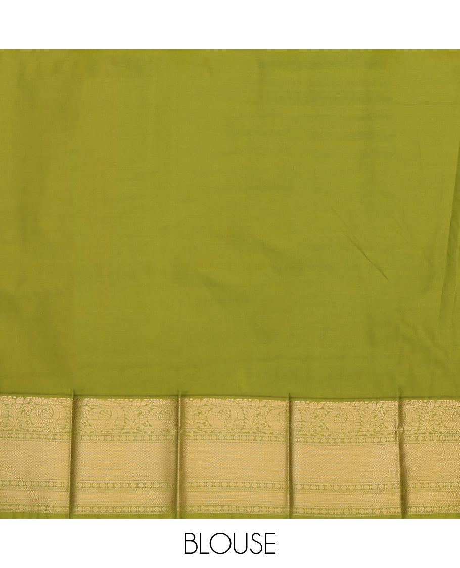 Pink Budget Silk Saree, Adorned with Zari Buttas, a Contrast Traditional Zari Border, Grand Pallu, and a Contrast Blouse