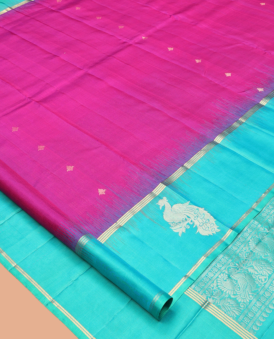 Pink Mayuri Soft Silk Saree