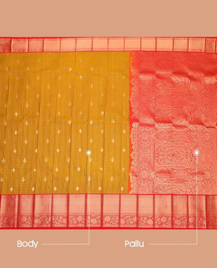 Mustard Budget Silk Saree