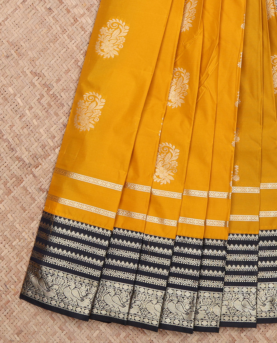 Yellow Budget Silk Saree