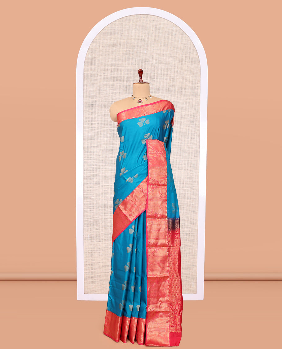 Blue Budget Silk Saree