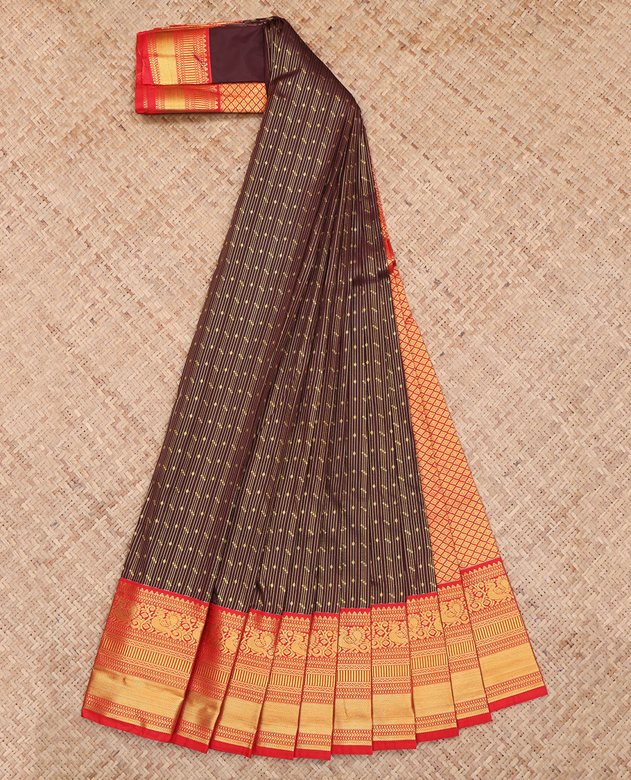 Brown Budget Silk Saree