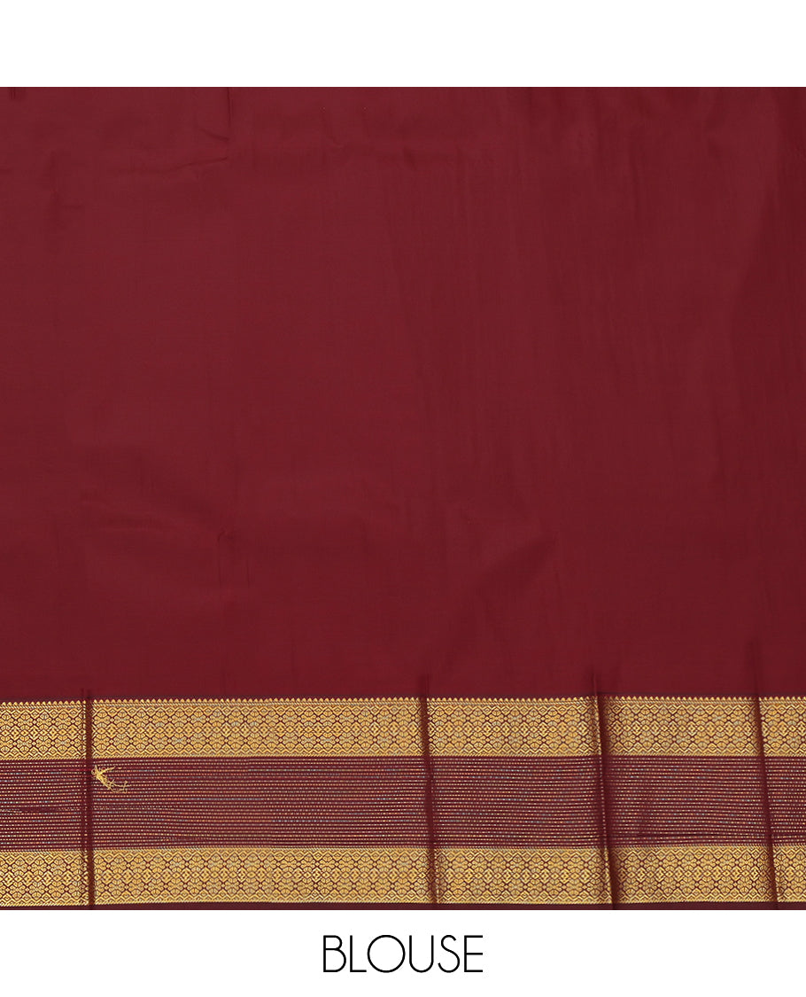 Orange Budget Silk Saree