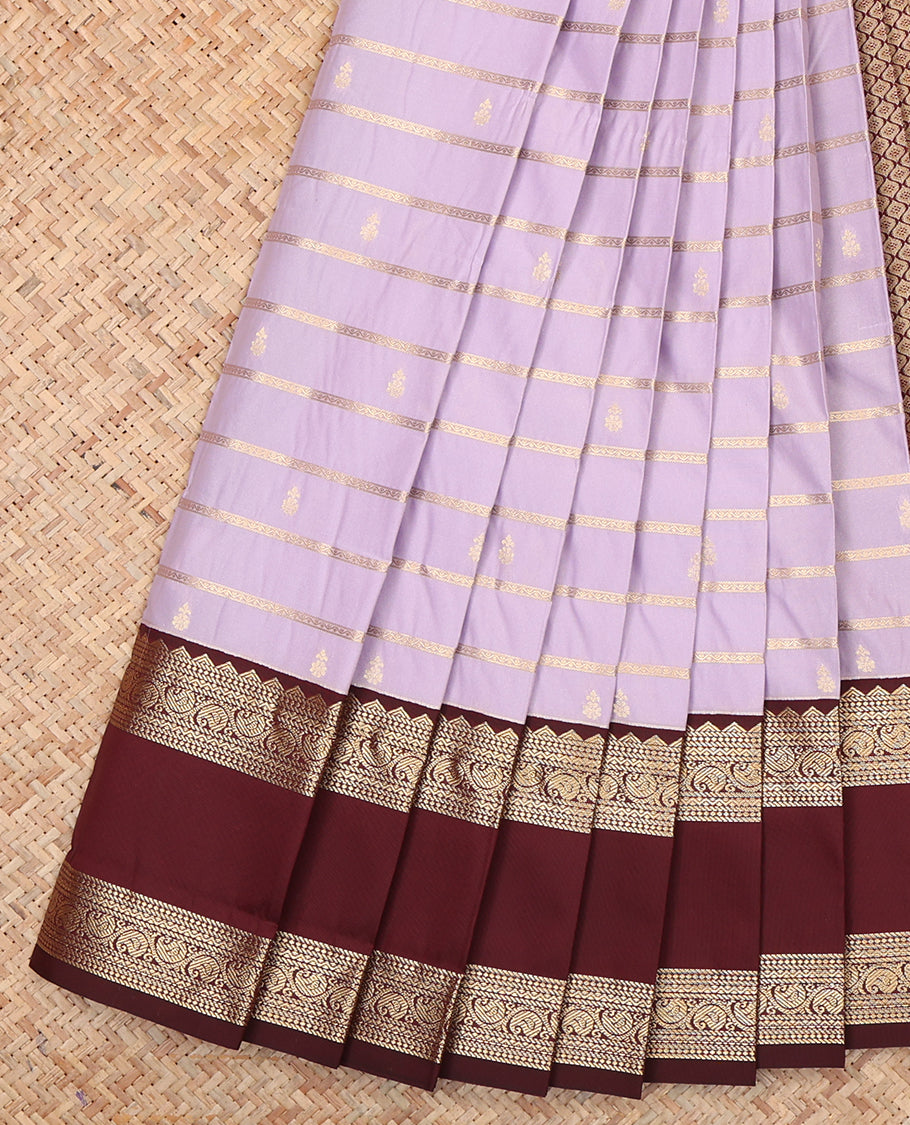 Lilac Budget Silk Saree
