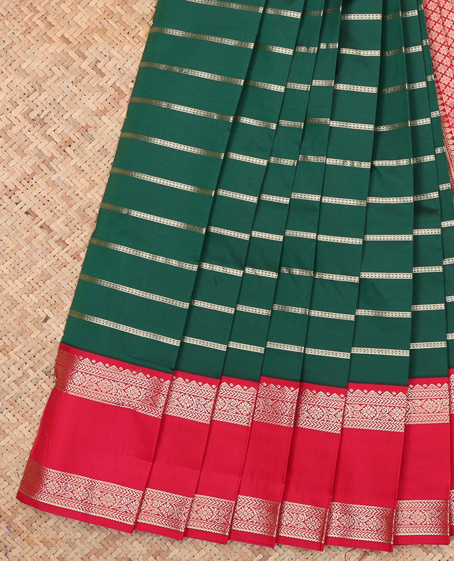 Green Budget Silk Saree