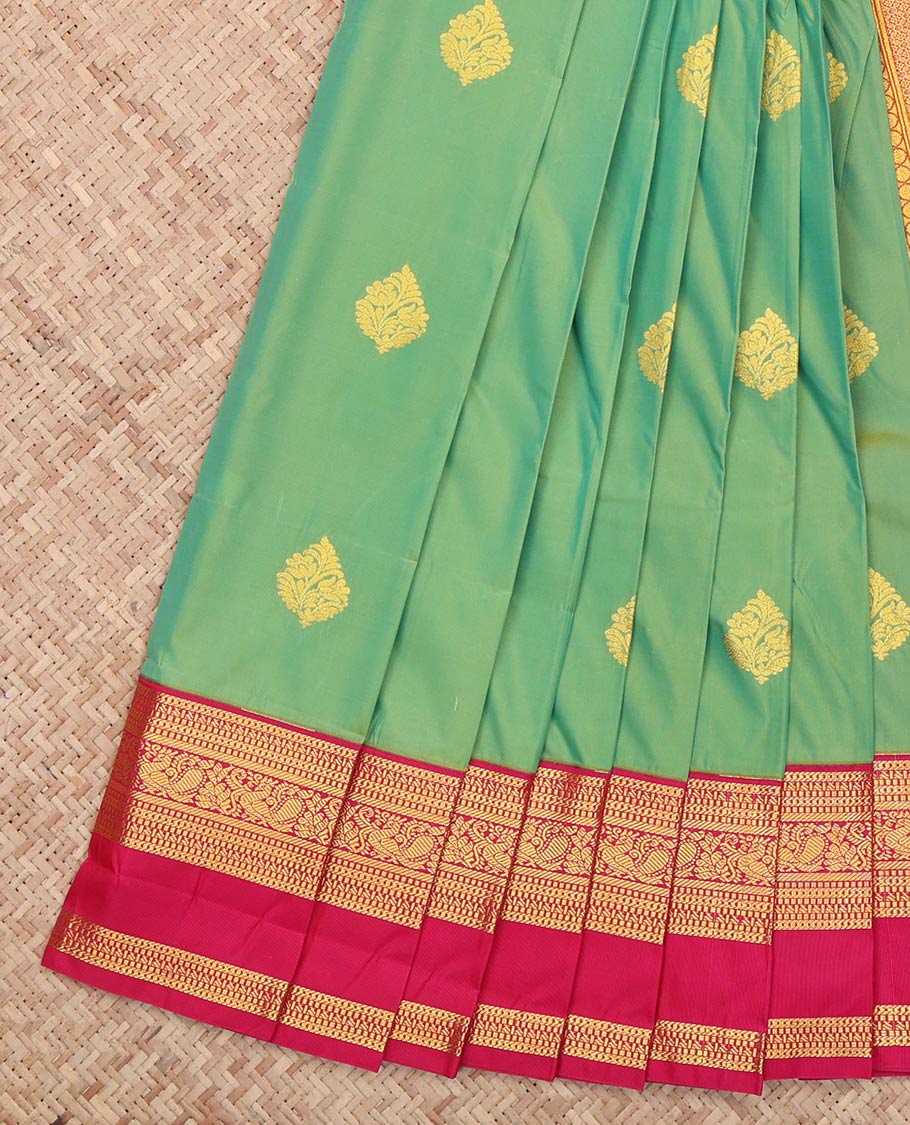 Green Budget Silk Saree