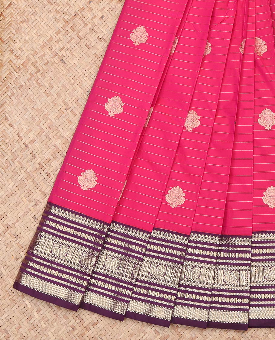 Pink Budget Silk Saree