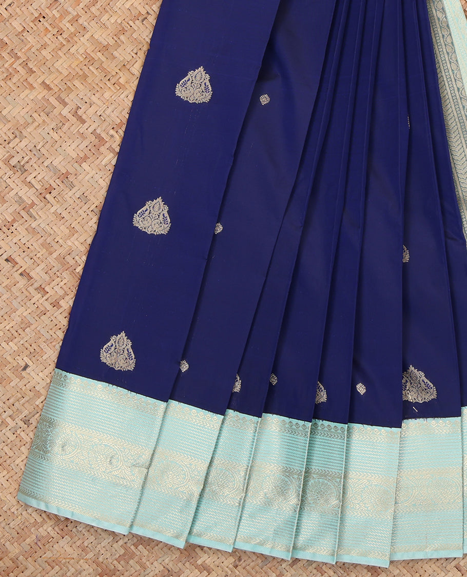 Blue Budget Silk Saree
