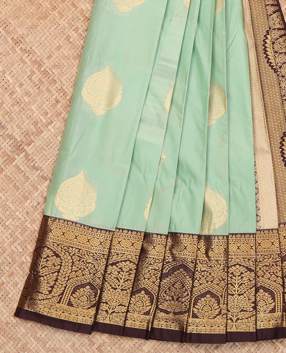 Pale Green Budget Silk Saree