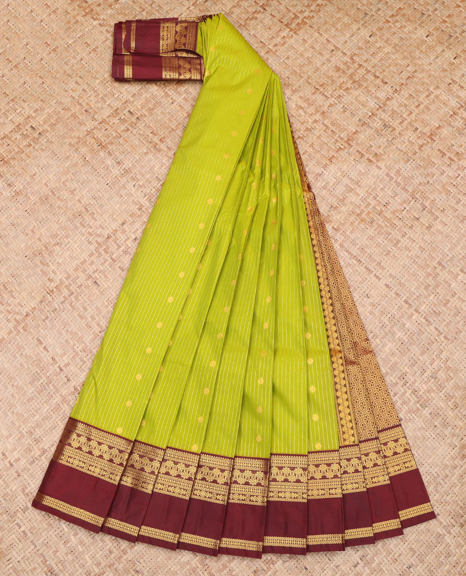 Green Budget Silk Saree