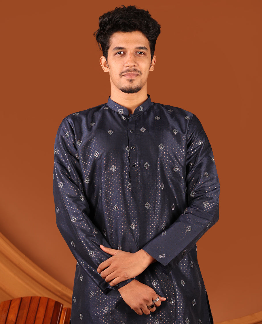 Blue Men's Kurta