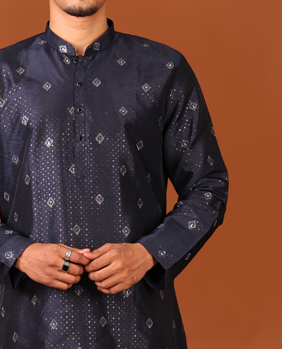 Blue Men's Kurta