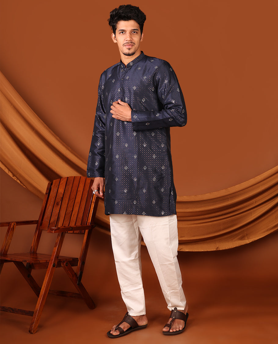 Blue Men's Kurta